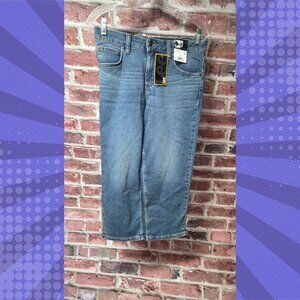 Lee Women’s Capri Denim Jeans Size 6 Blue‎ Stretch Cropped Pants New With Tags